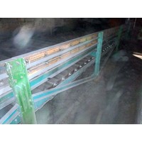 Slat conveyor, length ± 60m, width 1400mm
